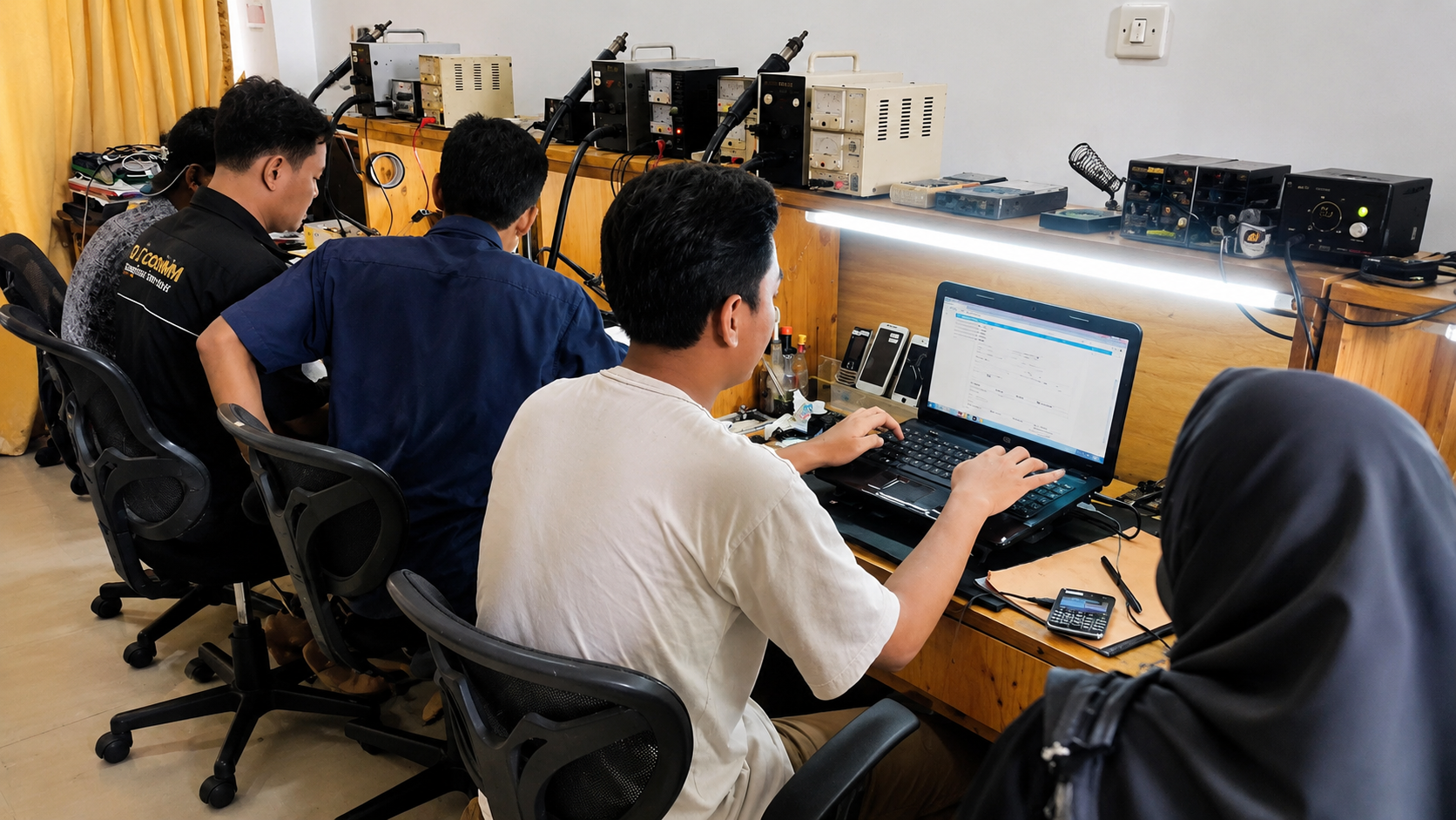 Dasar-Dasar Service Handphone untuk Pemula di DJ Comm Academy
