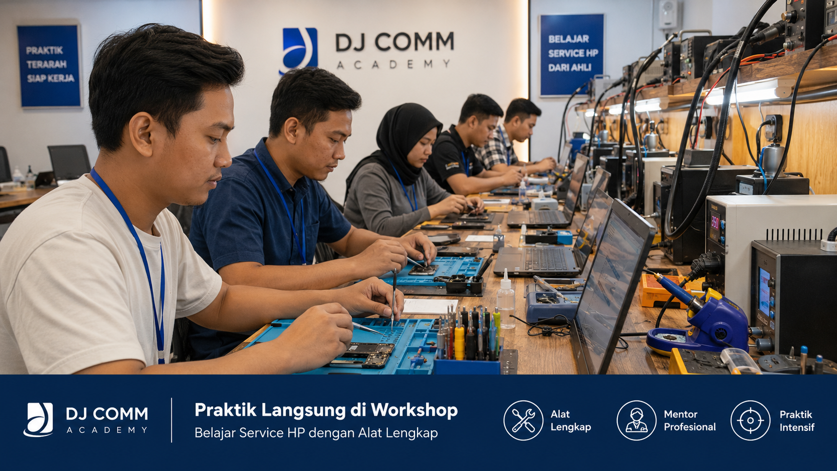 Pemula belajar service HP